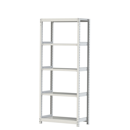 【ポイント5倍】【直送品】 山金工業 ボルトレス軽中量ラック 200kg/段 単体 2S7345-5W 【大型】