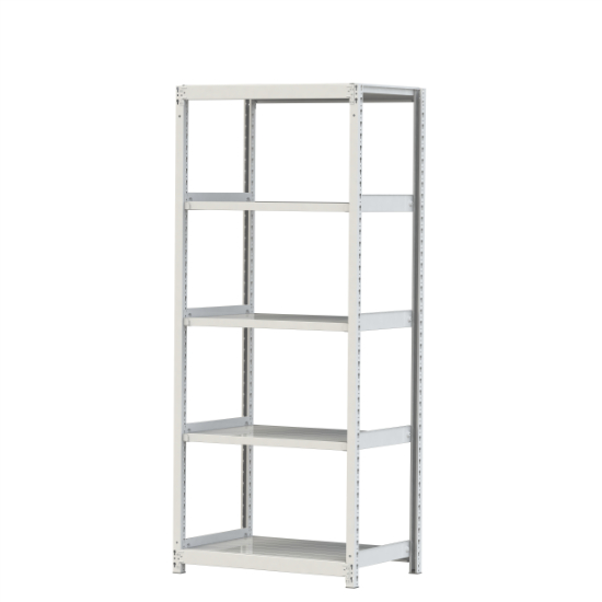 【ポイント5倍】【直送品】 山金工業 ボルトレス軽中量ラック 200kg/段 単体 2S7360-5W 【大型】