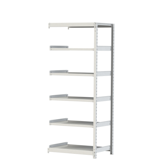 【直送品】 山金工業 ボルトレス軽中量ラック 200kg/段 連結 2S7360-6WR 【大型】