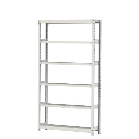 【ポイント10倍】【直送品】 山金工業 ボルトレス軽中量ラック 200kg/段 単体 2S7430-6W 【大型】