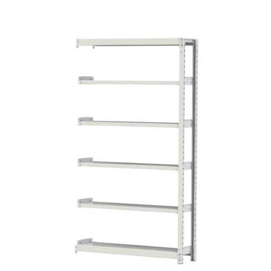 【直送品】 山金工業 ボルトレス軽中量ラック 200kg/段 連結 2S7430-6WR 【大型】