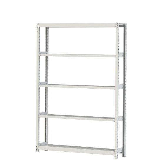 【ポイント5倍】【直送品】 山金工業 ボルトレス軽中量ラック 200kg/段 単体 2S7530-5W 【大型】