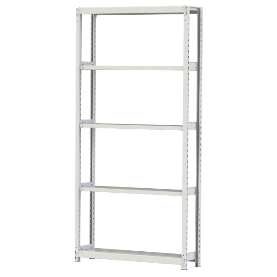 【ポイント5倍】【直送品】 山金工業 ボルトレス軽中量ラック 200kg/段 単体 2S8430-5W 【大型】
