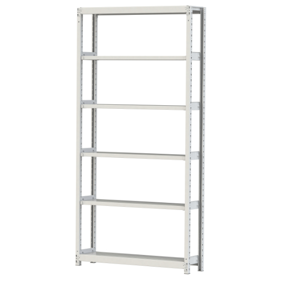 【ポイント10倍】【直送品】 山金工業 ボルトレス軽中量ラック 200kg/段 単体 2S8430-6W 【大型】