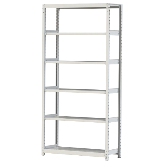 【ポイント10倍】【直送品】 山金工業 ボルトレス軽中量ラック 200kg/段 単体 2S8445-6W 【大型】