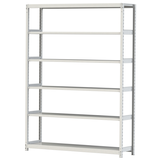 【ポイント10倍】【直送品】 山金工業 ボルトレス軽中量ラック 200kg/段 単体 2S8645-6W 【大型】