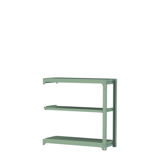 【直送品】 山金工業 ボルトレス中量ラック 300kg/段 連結 3S4448-3GR 【大型】