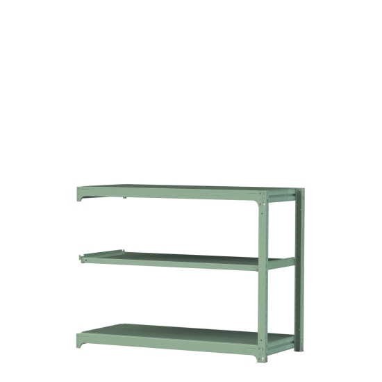 【直送品】 山金工業 ボルトレス中量ラック 300kg/段 連結 3S4570-3GR 【大型】