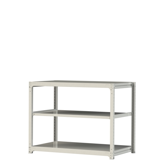 【ポイント10倍】【直送品】 山金工業 ボルトレス中量ラック 300kg/段 単体 3S4591-3W 【大型】