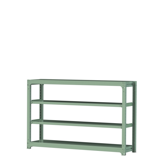 【ポイント10倍】【直送品】 山金工業 ボルトレス中量ラック 300kg/段 単体 3S4648-4G 【大型】