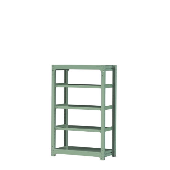 【直送品】 山金工業 ボルトレス中量ラック 300kg/段 単体 3S5348-5G 【大型】