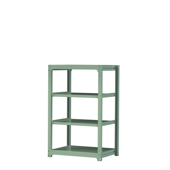 【ポイント5倍】【直送品】 山金工業 ボルトレス中量ラック 300kg/段 単体 3S5370-4G 【大型】