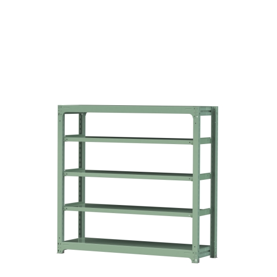 【直送品】 山金工業 ボルトレス中量ラック 300kg/段 単体 3S5548-5G 【大型】