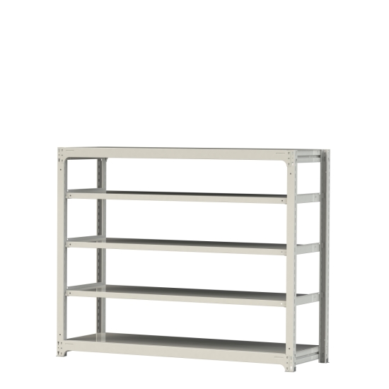 【ポイント5倍】【直送品】 山金工業 ボルトレス中量ラック 300kg/段 単体 3S5662-5W 【大型】