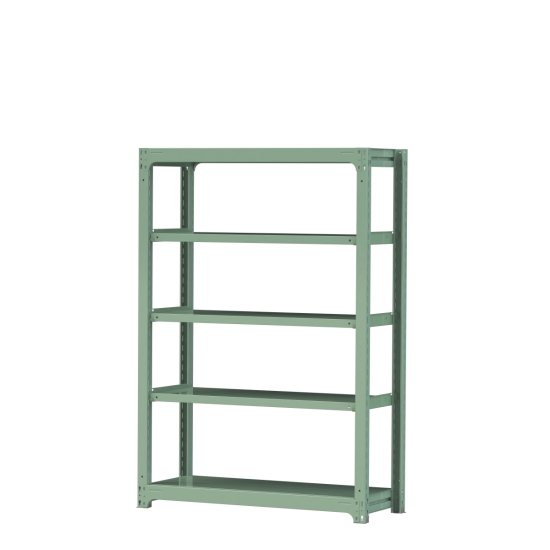 【ポイント5倍】【直送品】 山金工業 ボルトレス中量ラック 300kg/段 単体 3S6448-5G 【大型】