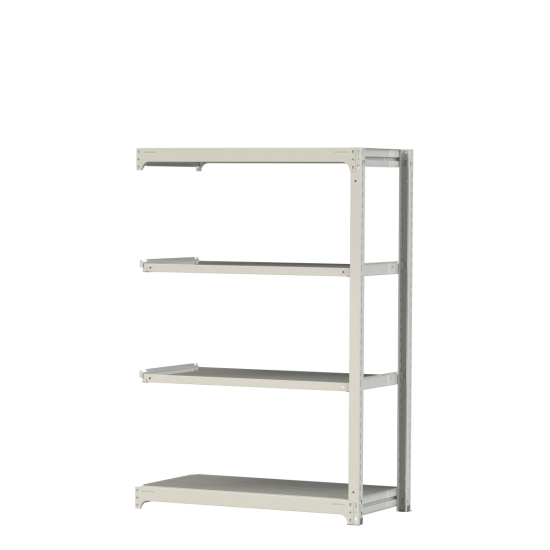 【ポイント5倍】【直送品】 山金工業 ボルトレス中量ラック 300kg/段 連結 3S6462-4WR 【大型】