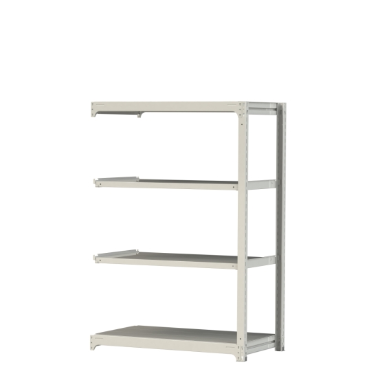 【ポイント5倍】【直送品】 山金工業 ボルトレス中量ラック 300kg/段 連結 3S6470-4WR 【大型】