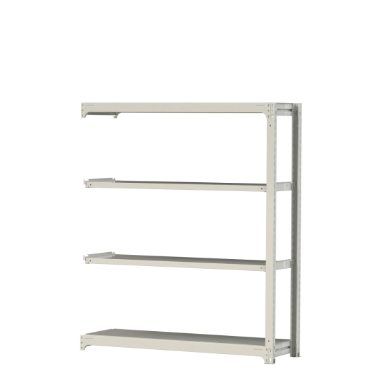 【ポイント5倍】【直送品】 山金工業 ボルトレス中量ラック 300kg/段 連結 3S6548-4WR 【大型】