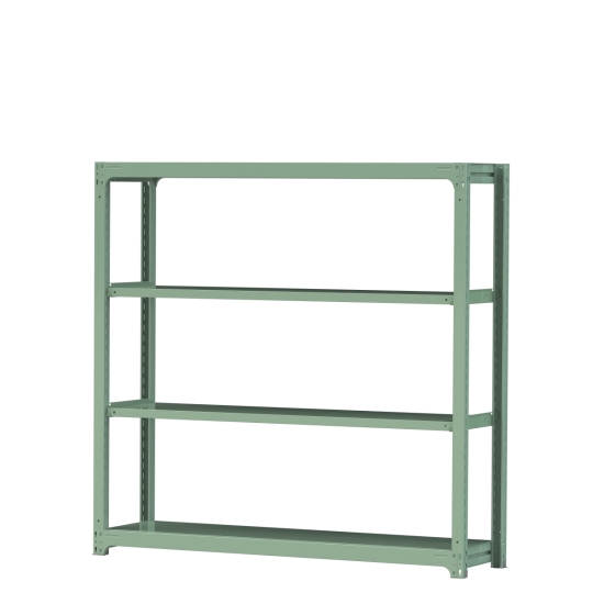 【ポイント5倍】【直送品】 山金工業 ボルトレス中量ラック 300kg/段 単体 3S6648-4G 【大型】