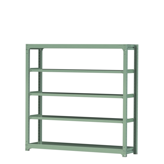 【ポイント10倍】【直送品】 山金工業 ボルトレス中量ラック 300kg/段 単体 3S6648-5G 【大型】