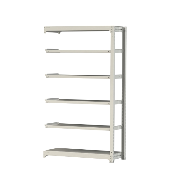 【ポイント10倍】【直送品】 山金工業 ボルトレス中量ラック 300kg/段 連結 3S7448-6WR 【大型】