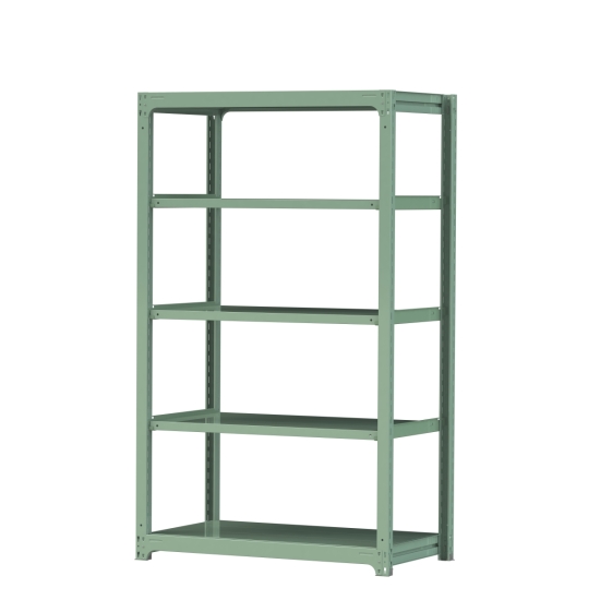 【ポイント5倍】【直送品】 山金工業 ボルトレス中量ラック 300kg/段 単体 3S7470-5G 【大型】