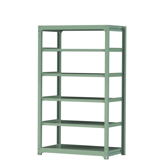 【ポイント5倍】【直送品】 山金工業 ボルトレス中量ラック 300kg/段 単体 3S7470-6G 【大型】