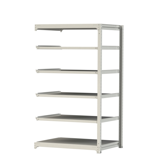 【ポイント10倍】【直送品】 山金工業 ボルトレス中量ラック 300kg/段 連結 3S7491-6WR 【大型】