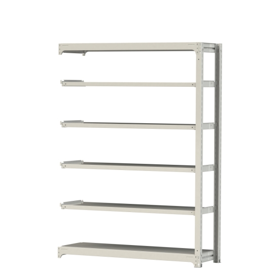 【ポイント5倍】【直送品】 山金工業 ボルトレス中量ラック 300kg/段 連結 3S7548-6WR 【大型】