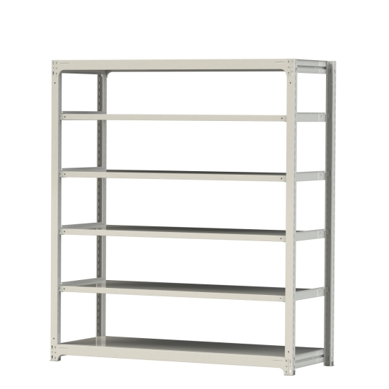 【ポイント10倍】【直送品】 山金工業 ボルトレス中量ラック 300kg/段 単体 3S7670-6W 【大型】