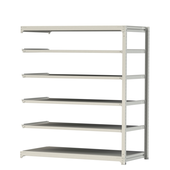 【ポイント10倍】【直送品】 山金工業 ボルトレス中量ラック 300kg/段 連結 3S7691-6WR 【大型】