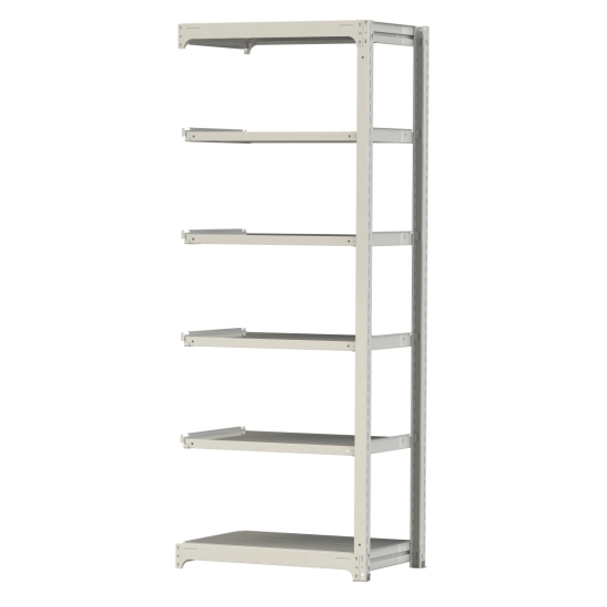 【ポイント5倍】【直送品】 山金工業 ボルトレス中量ラック 300kg/段 連結 3S8362-6WR 【大型】