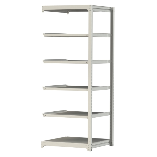 【ポイント10倍】【直送品】 山金工業 ボルトレス中量ラック 300kg/段 連結 3S8391-6WR 【大型】