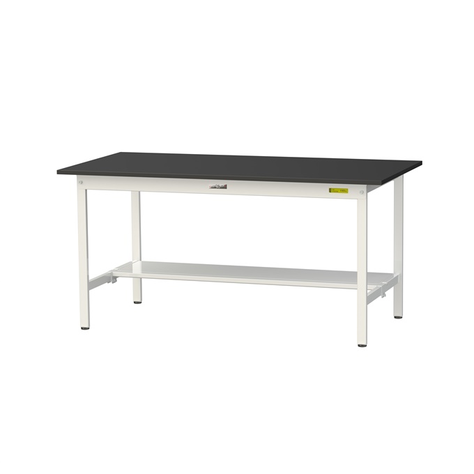 【ポイント10倍】【直送品】 山金工業 実験台 耐薬品ケミテクト天板 固定式 H740 SLK-1575T-BKW 【大型】