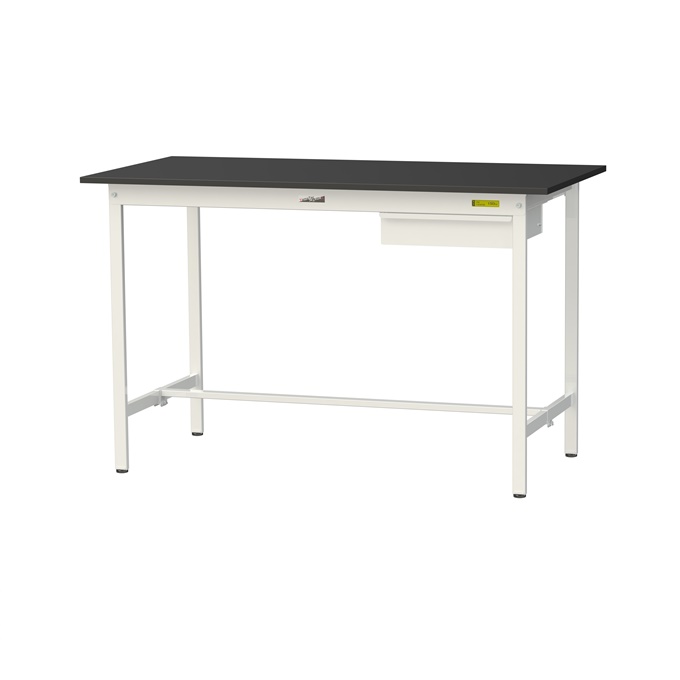 【ポイント5倍】【直送品】 山金工業 実験台 耐薬品ケミテクト天板 キャビネット付 H950 SLKH-1575U-BKW 【大型】