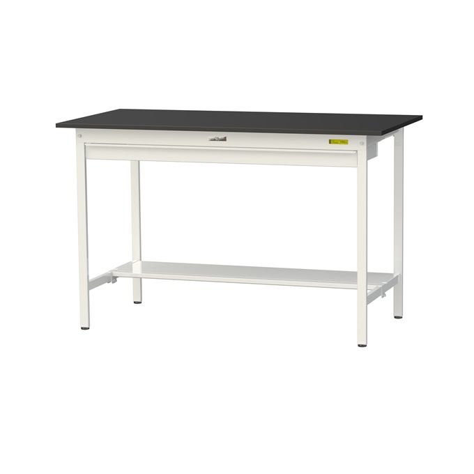 【直送品】 山金工業 実験台 耐薬品ケミテクト天板 ワイド引出し付 H950 SLKH-1575WT-BKW 【大型】