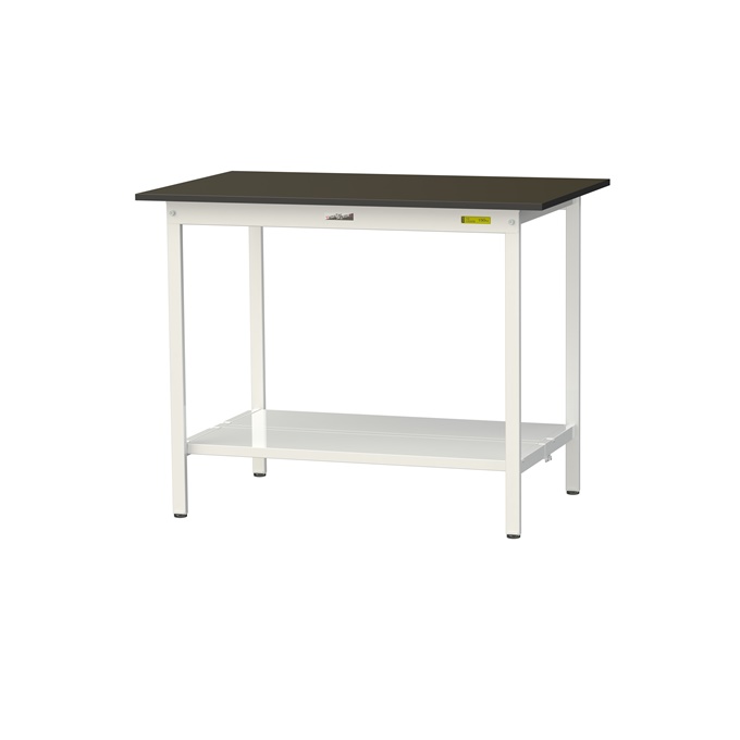 【ポイント5倍】【直送品】 山金工業 実験台 指紋レスメラミン天板 固定式 H740 SLM-1275TT-BRW 【大型】
