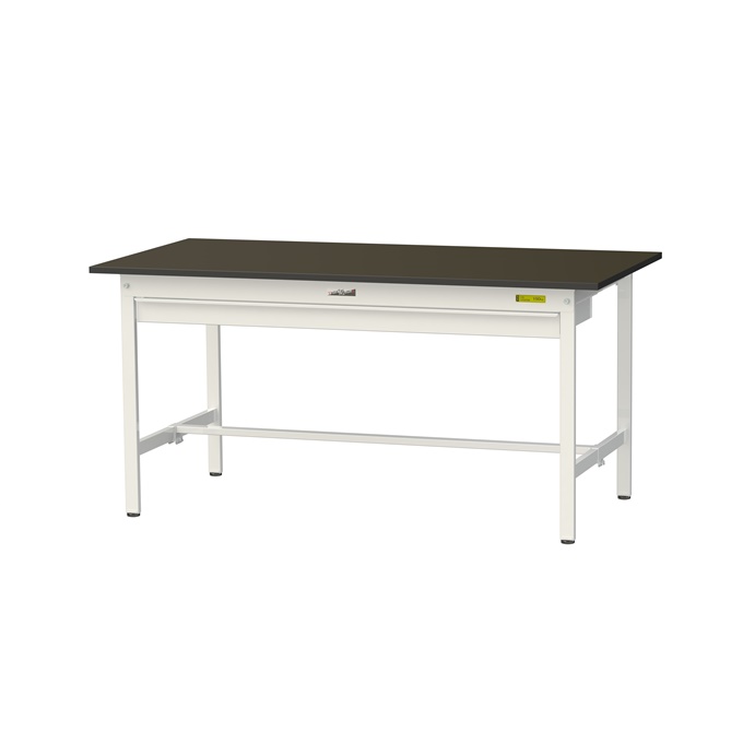 【ポイント5倍】【直送品】 山金工業 実験台 指紋レスメラミン天板 ワイド引出し付 H740 SLM-1575W-BRW 【大型】
