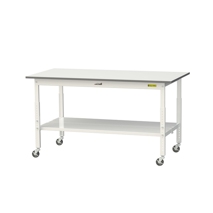 【直送品】 山金工業 ワークテーブル SUPAC-1575TT-WW (全面棚板付) 【大型】