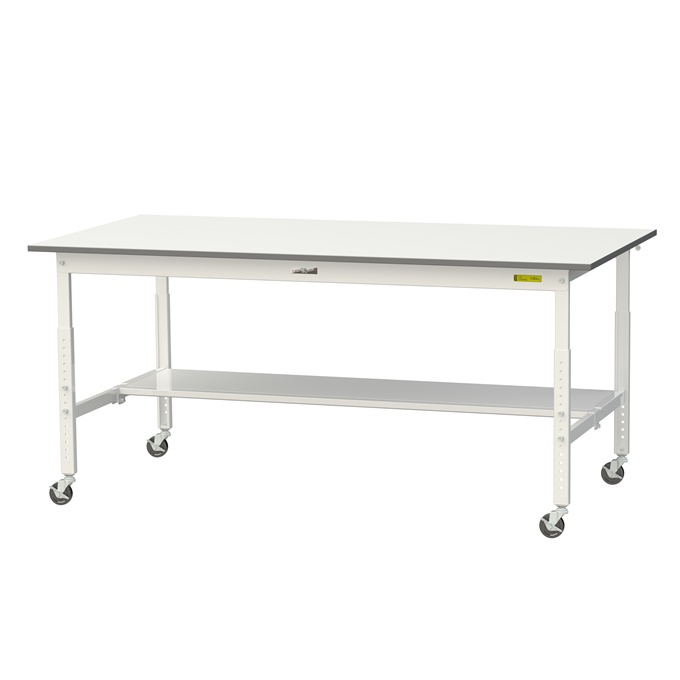 【直送品】 山金工業 ワークテーブル SUPAC-1890T-WW (半面棚板付) 【大型】