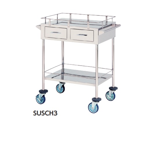 【ポイント5倍】【直送品】 山金工業 ステンレスワゴン SUSCH3 【大型】