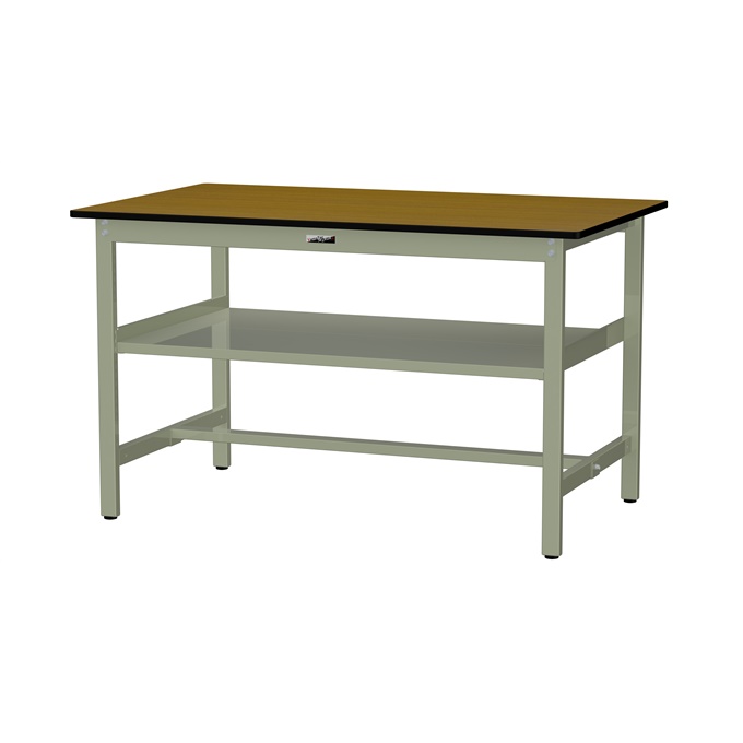 【ポイント10倍】【直送品】 山金工業 ワークテーブル 固定式 中間棚付 SWPH-1590S2-MG 【大型】