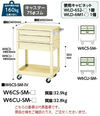 【ポイント10倍】【直送品】 山金工業 スペシャルワゴン W6CU-SM-G 【大型】