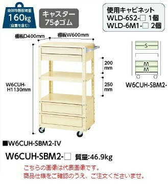 【ポイント5倍】【直送品】 山金工業 スペシャルワゴン W6CUH SBM2 G 【大型】 :p5 yama w6cuh sbm2 g:道具屋さん