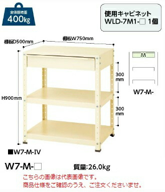 【尖んがり10倍】【直送品】 山金工業 手押し車 W7-M-G 【大型】 家具、インテリア-スチールラック-スチールラック本体