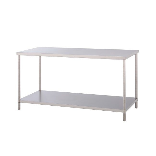 �y�|�C���g10�{�z�y�����i�z �R���H�� �X�e�����X���[�N�e�[�u�� �Œ莮 H950mm WBN-9060-H950 SUS304 �I�t���^�C�v �y��^�z