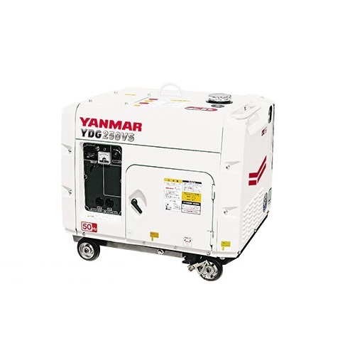 【動作良好・保証付】YANMAR ヤンマー YDG250VS ディーゼル発電機 直送品】 ヤンマー ディーゼル発電機 YDG250VS-6E-W 防音タイプ 【大型