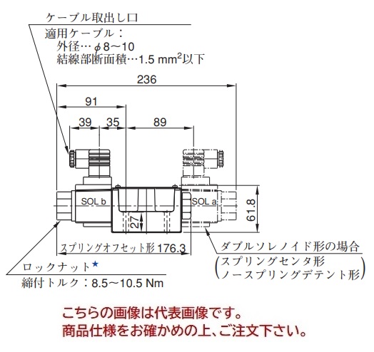 【直送品】 油研工業 DSG 03シリーズ電磁切換弁 DSG 03 2B2 A200 N 50 L :yuken dsg 03 005:道具屋さん