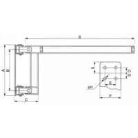 象印 ウォール型ジブクレーン LWJ-283 (LWJ-02830) (2.8t Lタイプ)