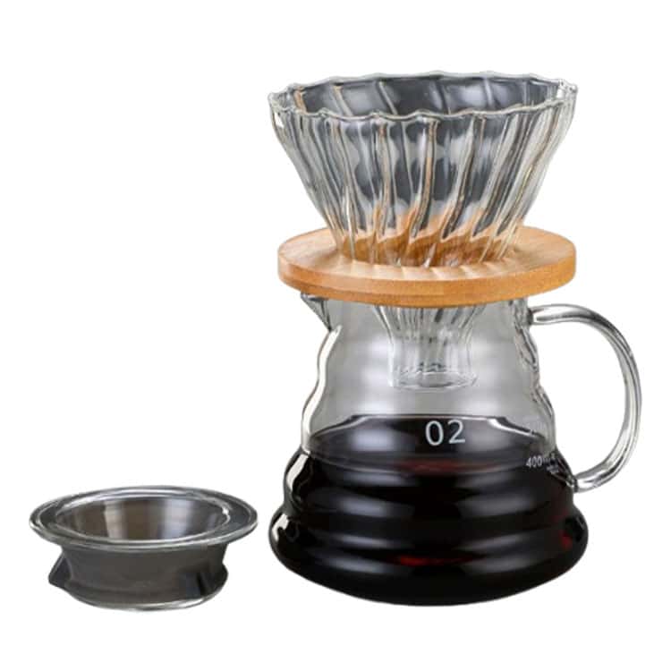 食洗機対応 ドリッパー 耐熱ガラス コーヒーサーバー 600ml セット